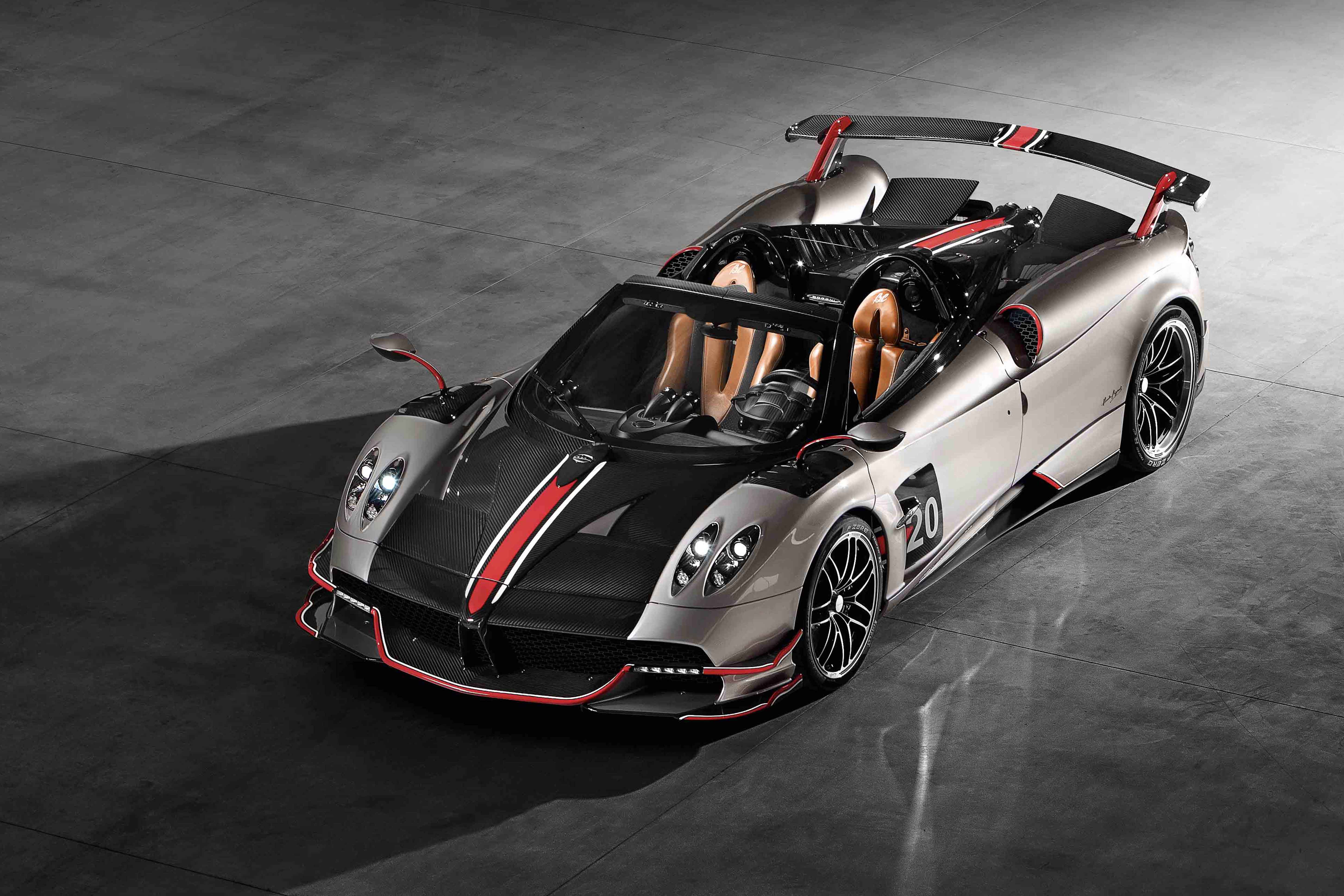 Pagani Automobili at the 2022 edition of MIMO with the Huayra R on the  racetrack & the one-off Huayra NC